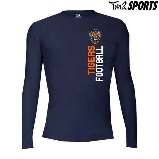 TDFB25 - Pro Compression L/S Crew - Navy