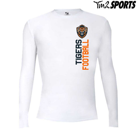 TDFB25 - Pro Compression L/S Crew - White