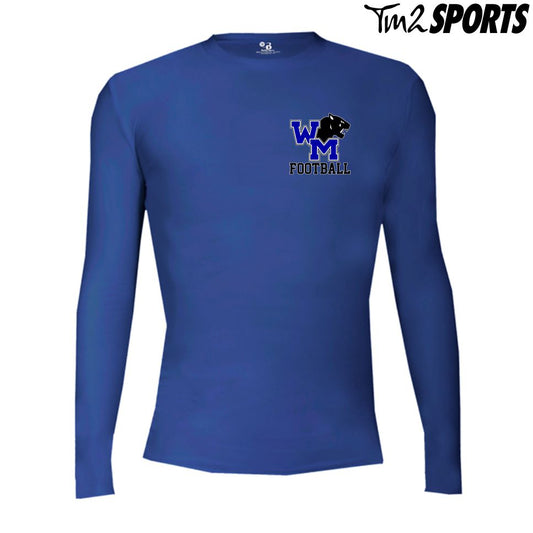 WMFB25 - Compression Long Sleeve Crew - Royal