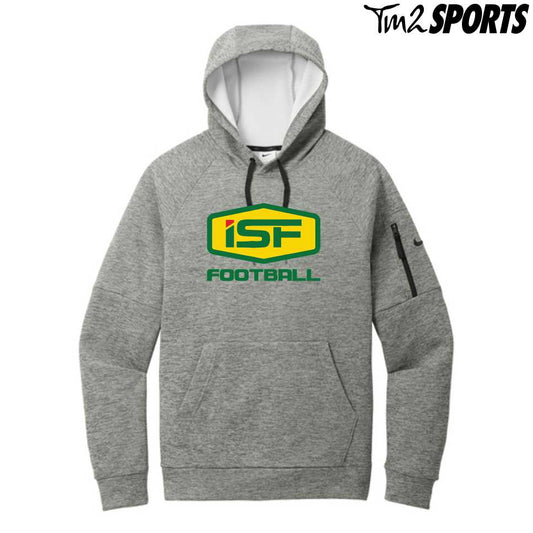 ISF2025 - Nike Therma-FIT Pocket Pullover Fleece Hoodie - Dark Grey Heather