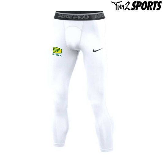 ISF2025 - Nike 3/4 Length Compression Tights - White