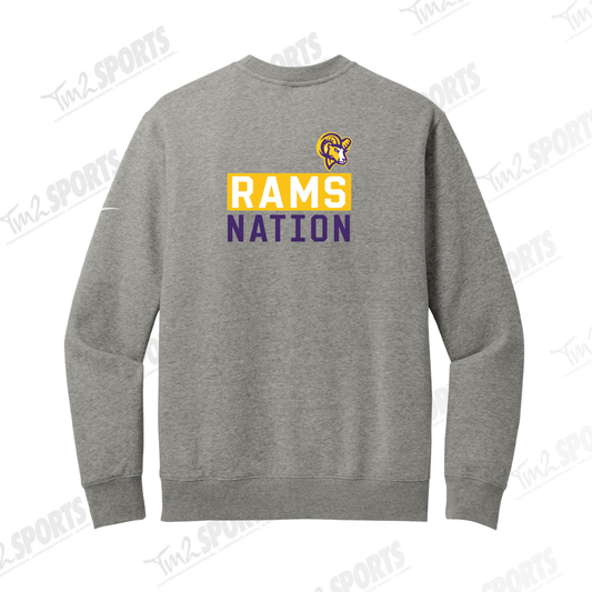 CMHS26  - Nike Club Fleece Crew - Grey
