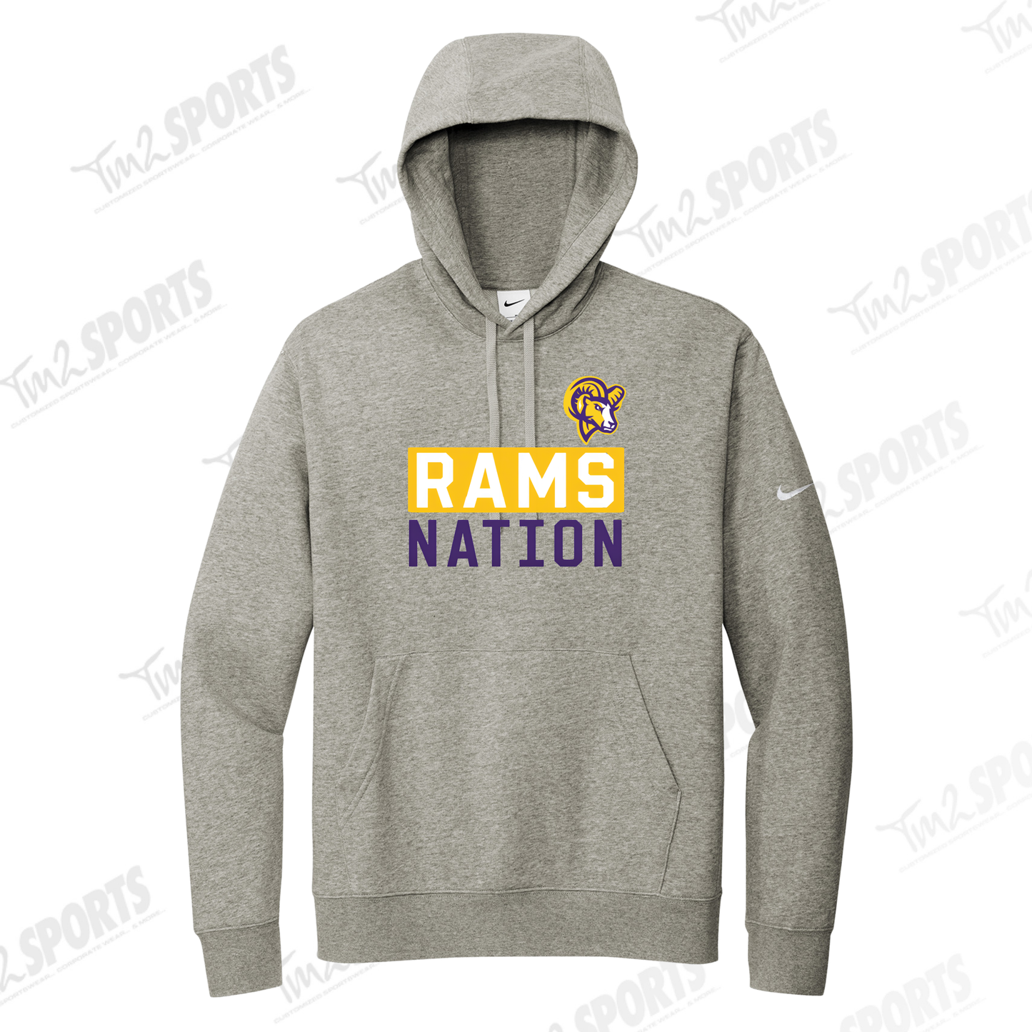 CMHS26  - Nike Club Fleece Hoodie - Grey