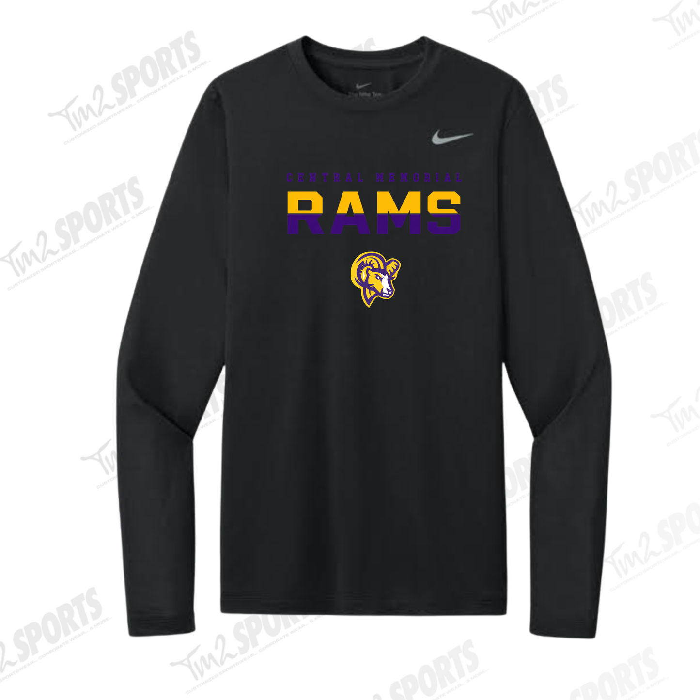 CMHS26 - Nike Team Legend Long Sleeve Tee - Black