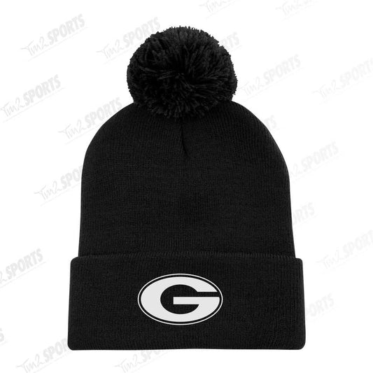 STJFB25 - Everyday Pom Cuff Toque - Black