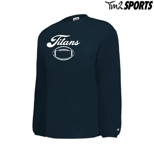 TITAN25 - Performance Fleece Pullover - Navy