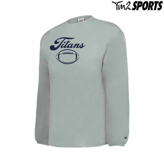 TITAN25 - Performance Fleece Pullover - Silver