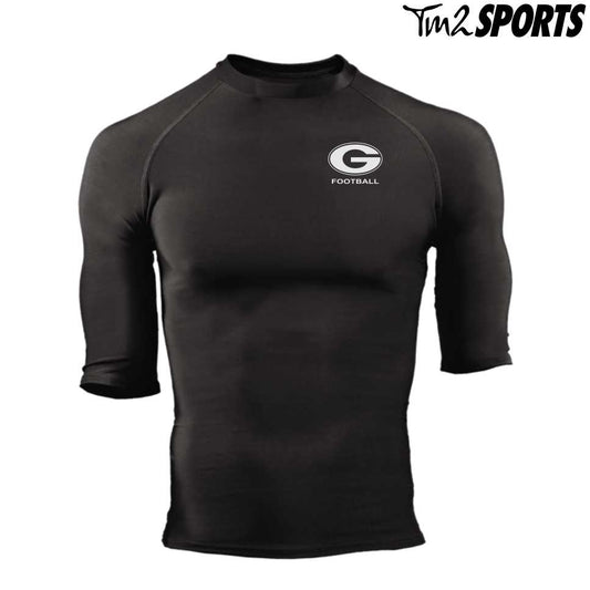STJFB25 - Compression 1/2 Sleeve Crew - Black