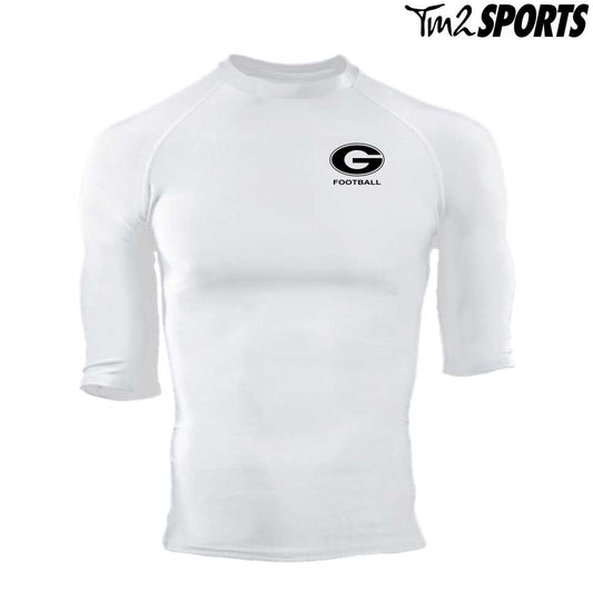 STJFB25 - Compression 1/2 Sleeve Crew - White