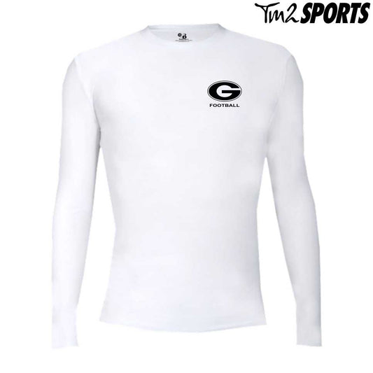 STJFB25 - Compression Long Sleeve Crew - White