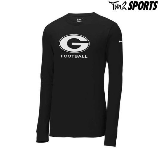 STJFB25 - Nike Dri-FIT Cotton/Poly Long Sleeve Tee - Black