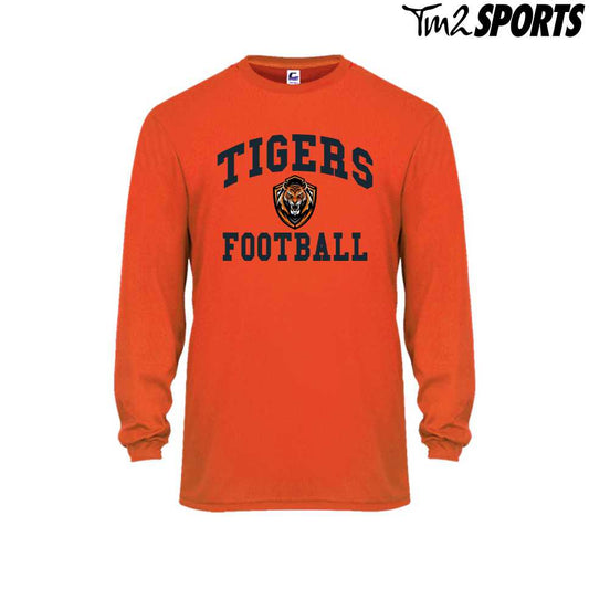 TDFB25 - BCore Long Sleeve Tee - Burnt Orange (Logo 2)