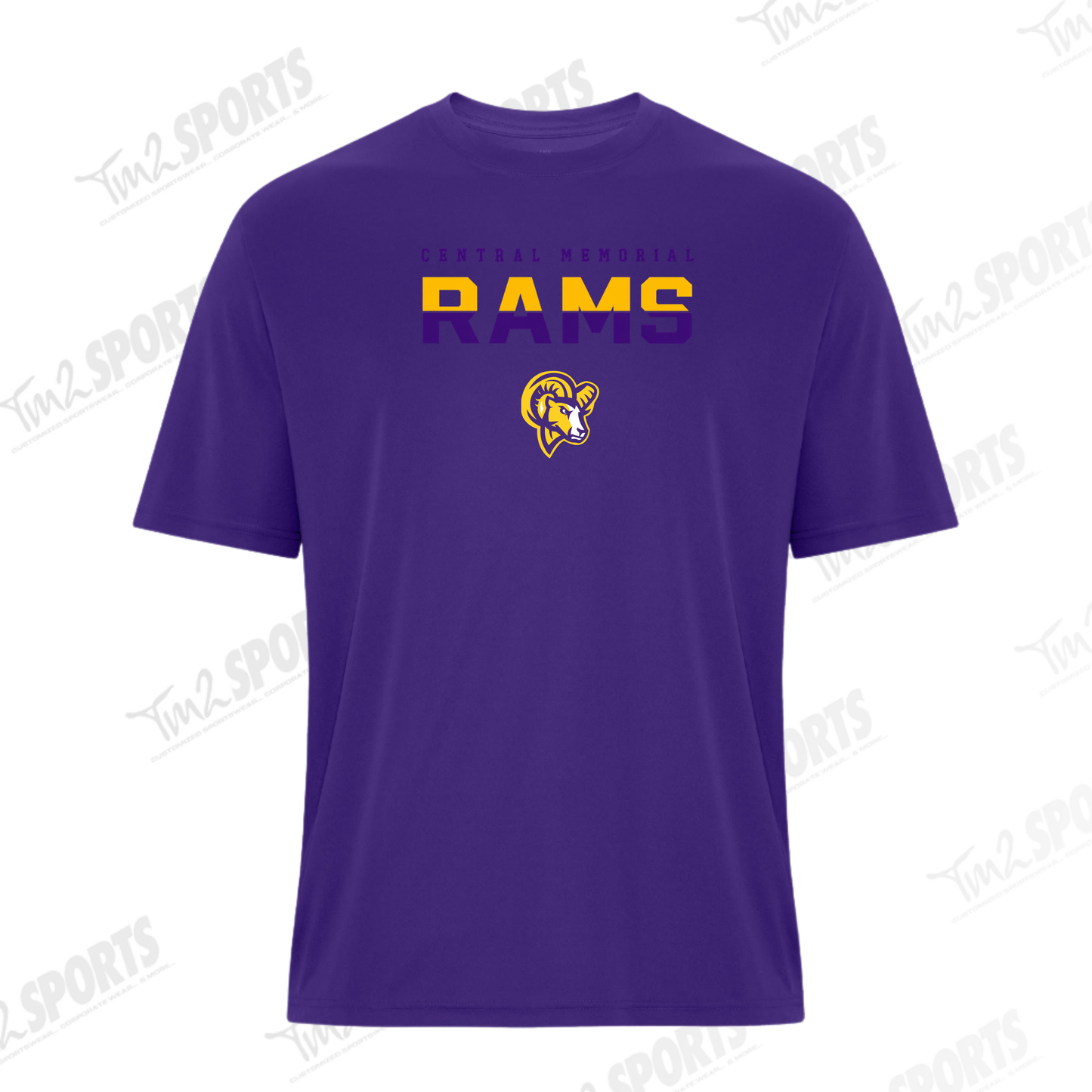 CMHS26 - Essential Performance Short Sleeve Tee - Purple