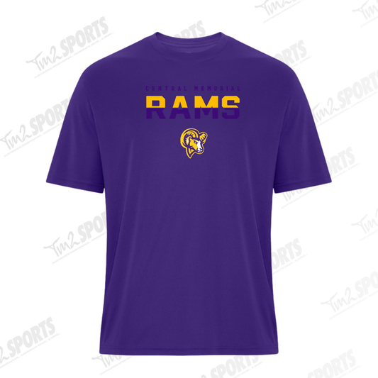 CMHS26 - Essential Performance Short Sleeve Tee - Purple