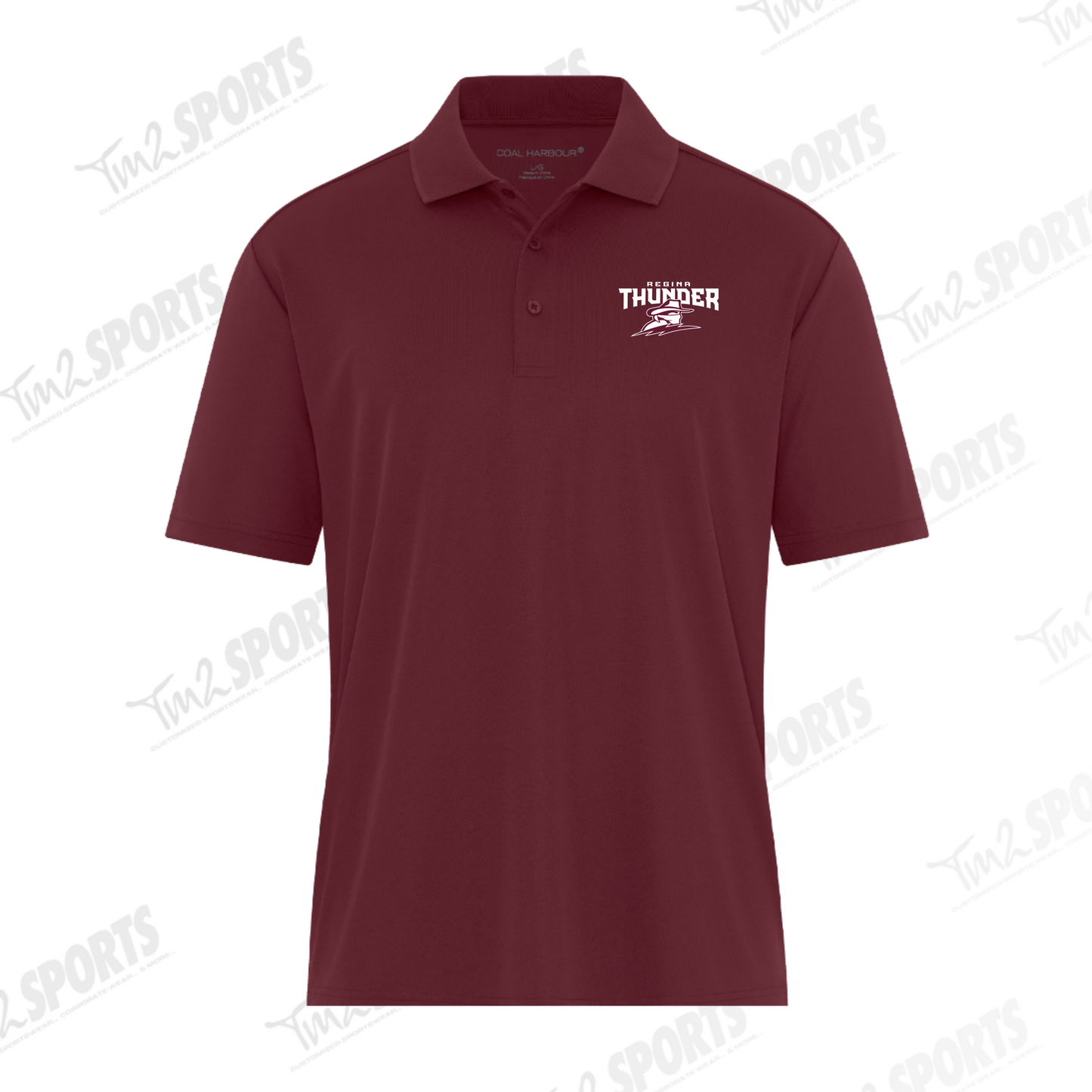 26RTFAN - Coal Harbour Everyday Snag Resistant Polo - Maroon