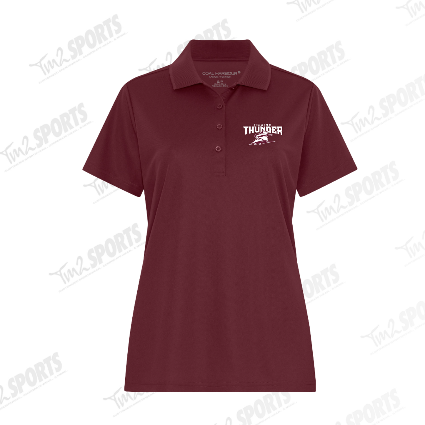 26RTFAN - Coal Harbour Everyday Snag Resistant Polo - Maroon
