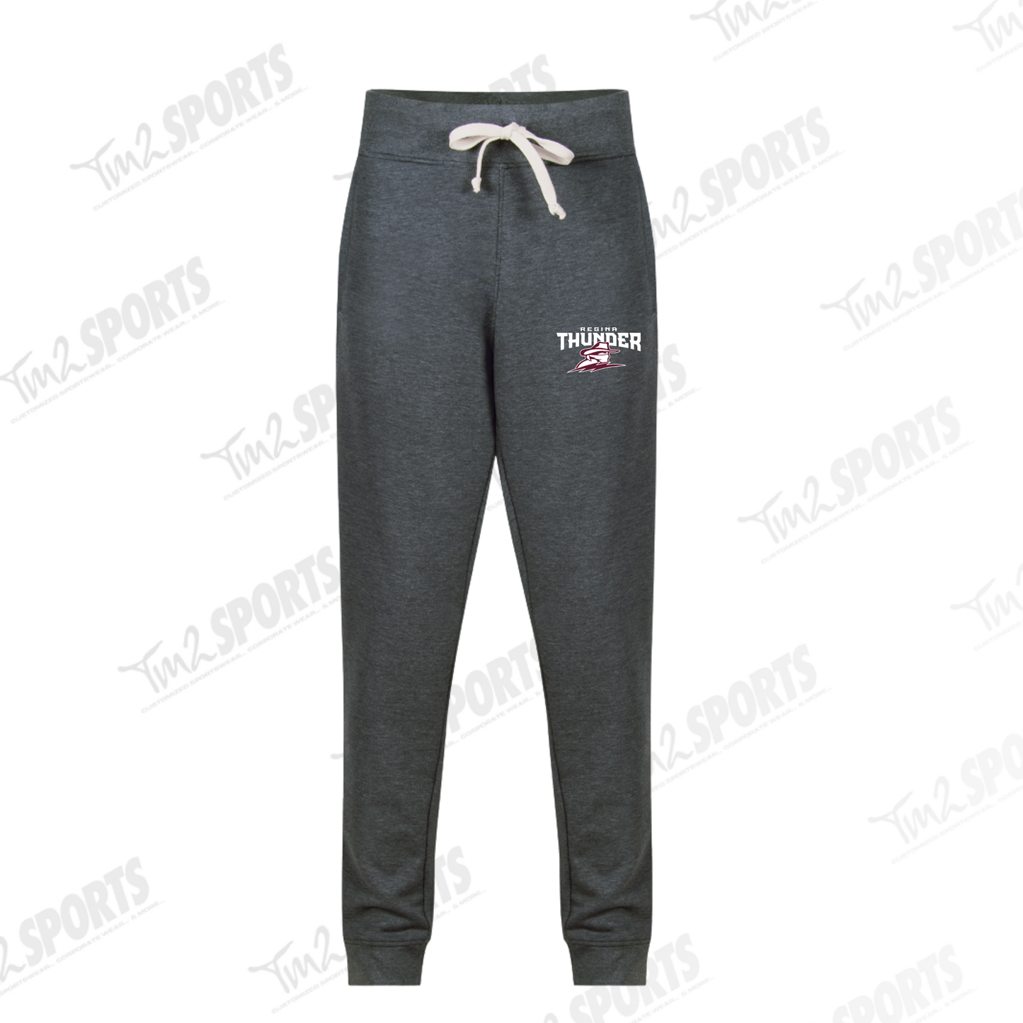 26RTFAN - Premium Ring Spun Jogger - Dark Grey Heather