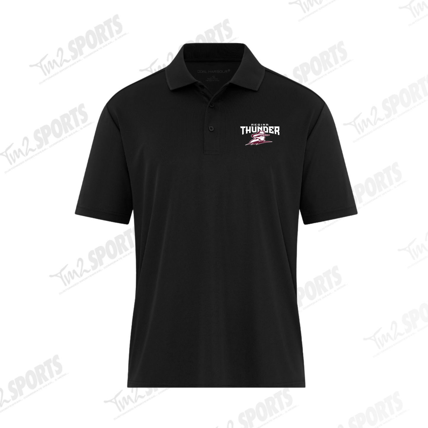 26RTFAN - Coal Harbour Everyday Snag Resistant Polo - Black