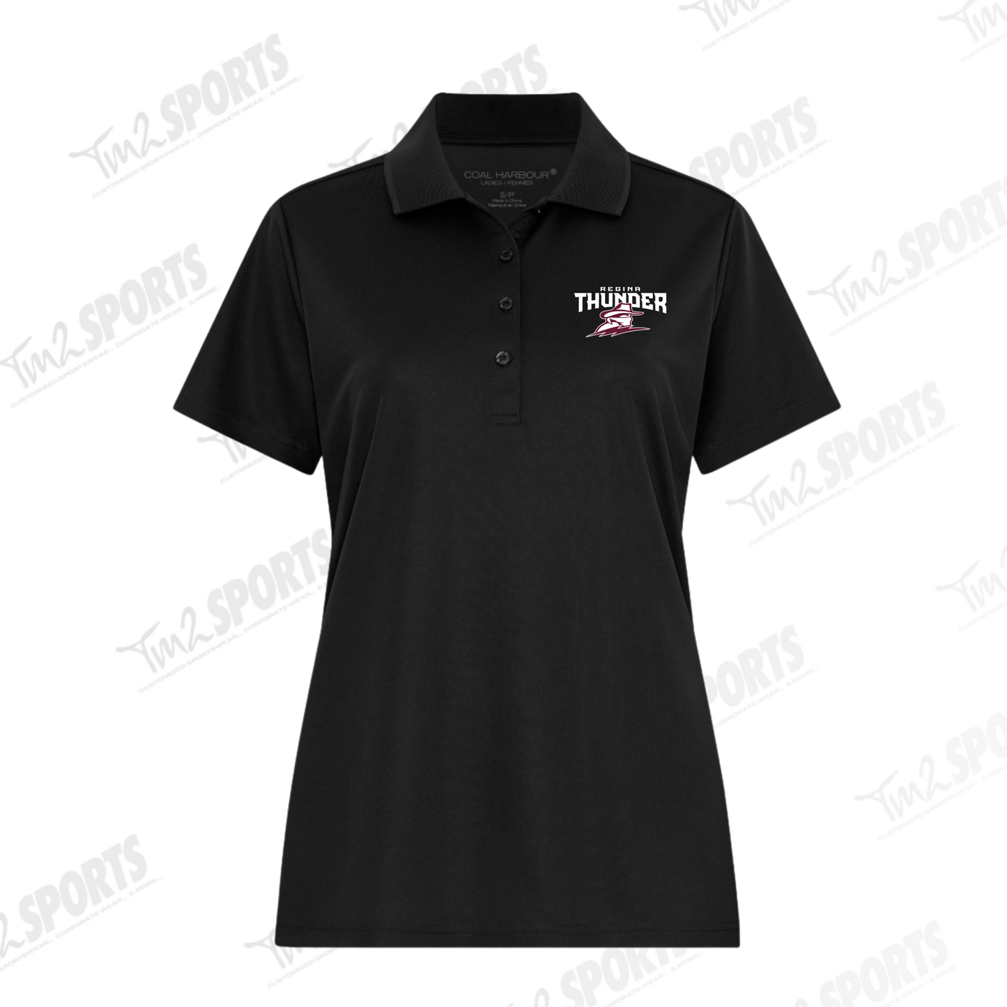 26RTFAN - Coal Harbour Everyday Snag Resistant Polo - Black