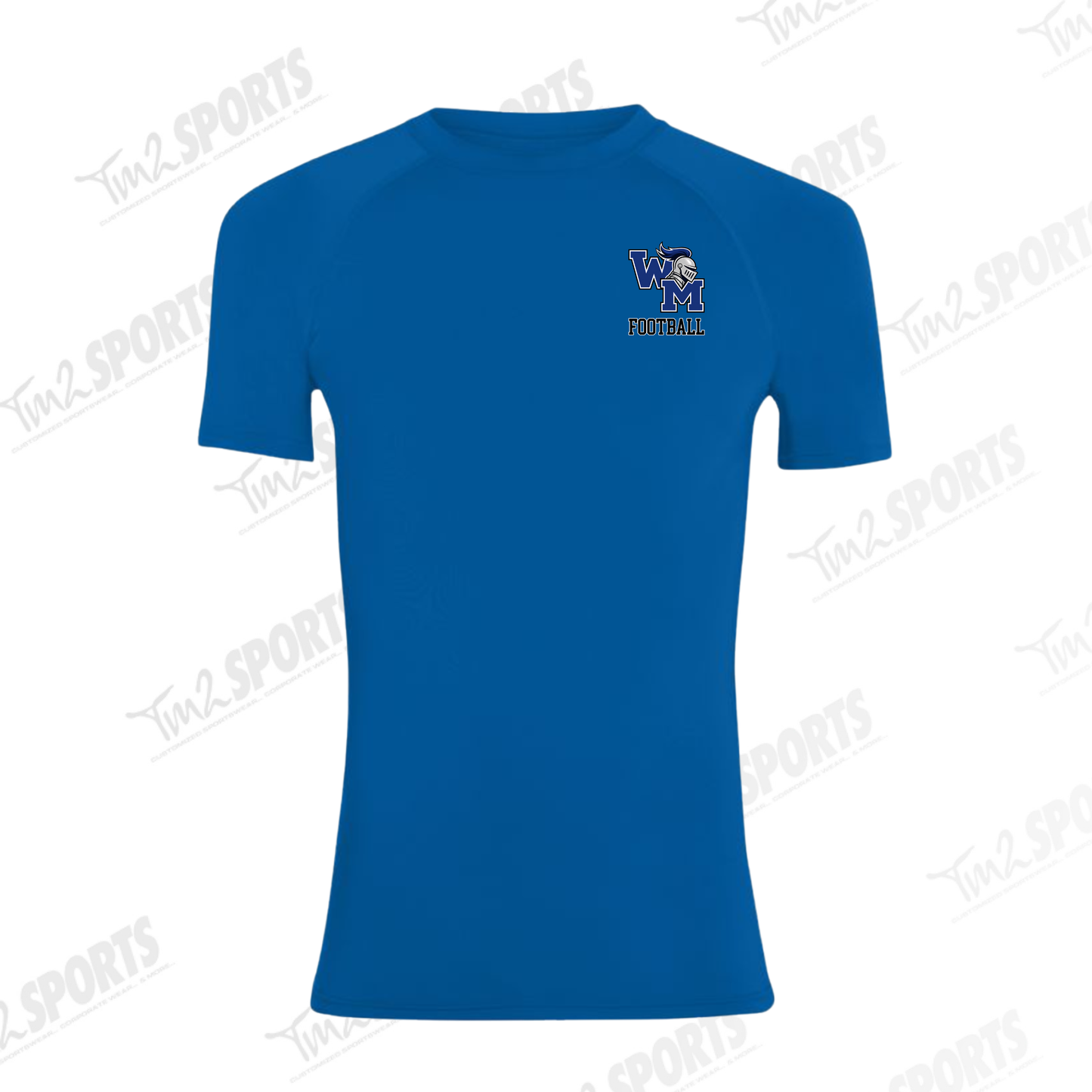 WMC26 - Hyperform Compression Short Sleeve Tee - Royal