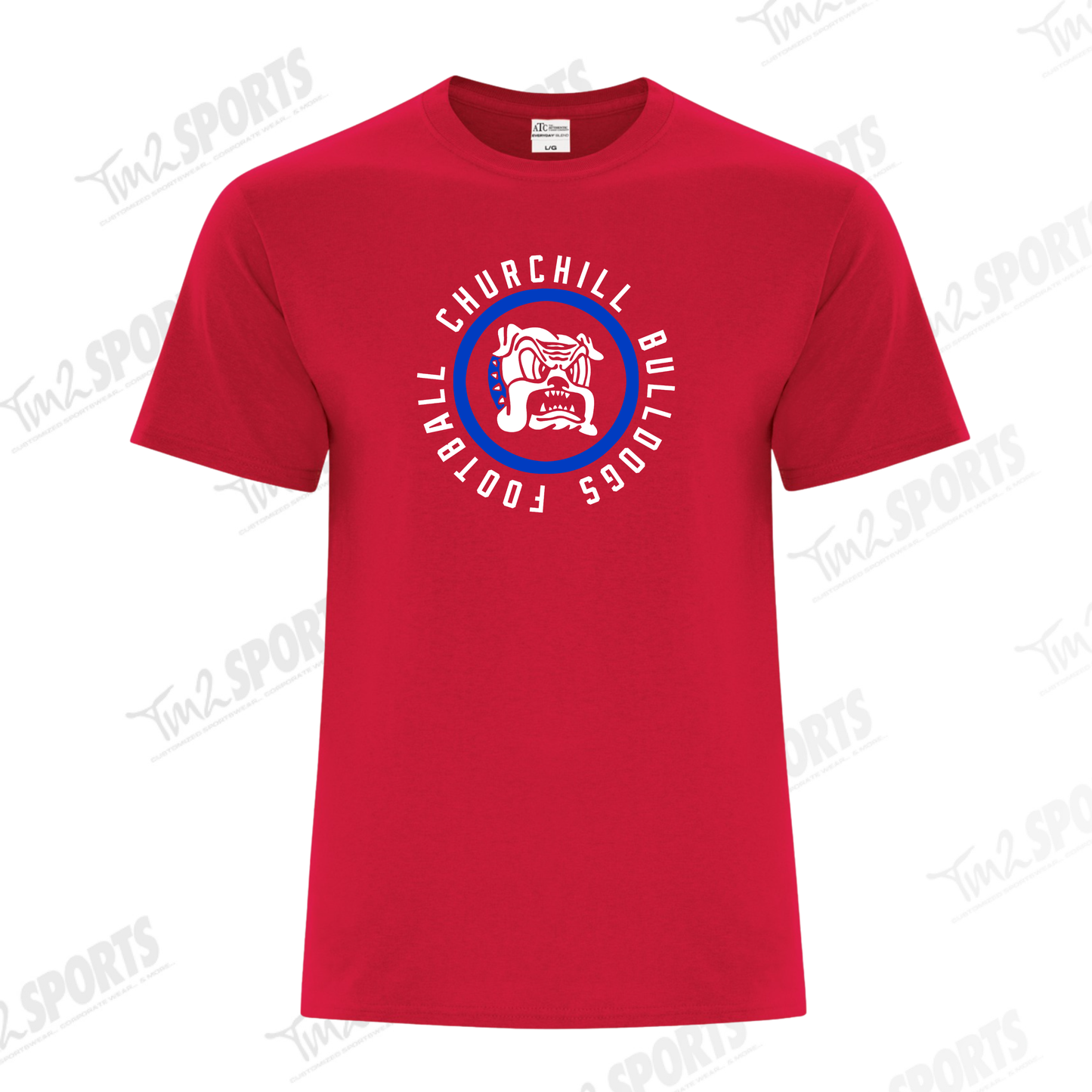 CHUR26 - COMPLIMENTARY - ONE PER PLAYER - Everyday Cotton Blend Tee - Red