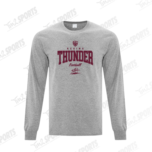 26RTFAN - *NEW CJ* Cotton Blend Long Sleeve Tee - Grey