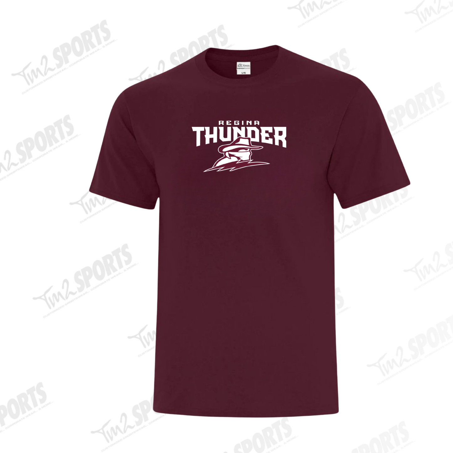 26RTFAN - Cotton Blend Tee - Maroon