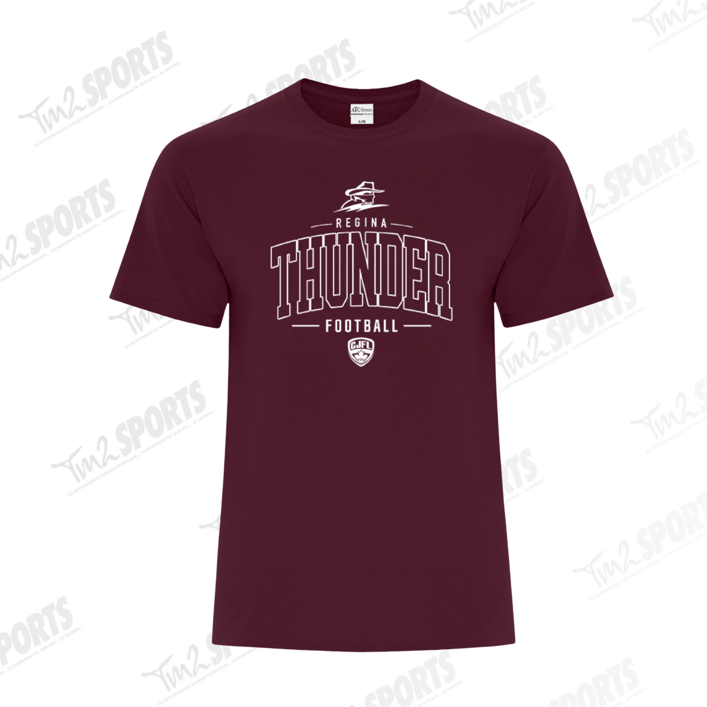 26RTFAN - *NEW HW* Cotton Blend Tee - Maroon