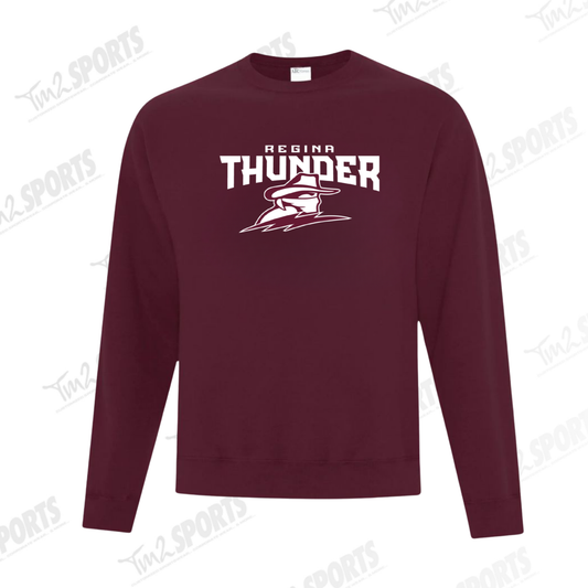 26RTFAN - Fleece Crewneck Sweatshirt - Maroon