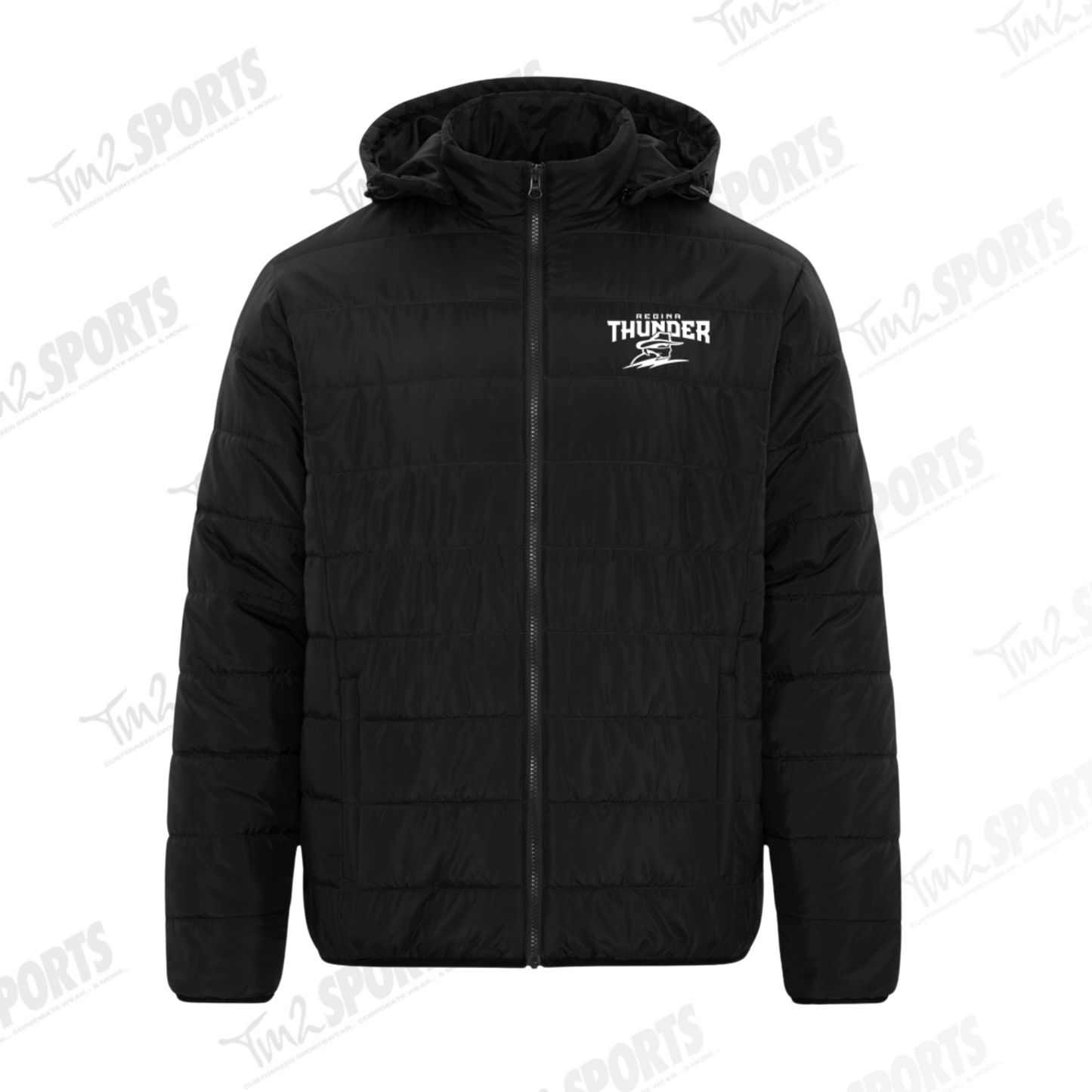 26RTFAN- DRYFRAME® Essential Hooded Insulated Jacket - Black