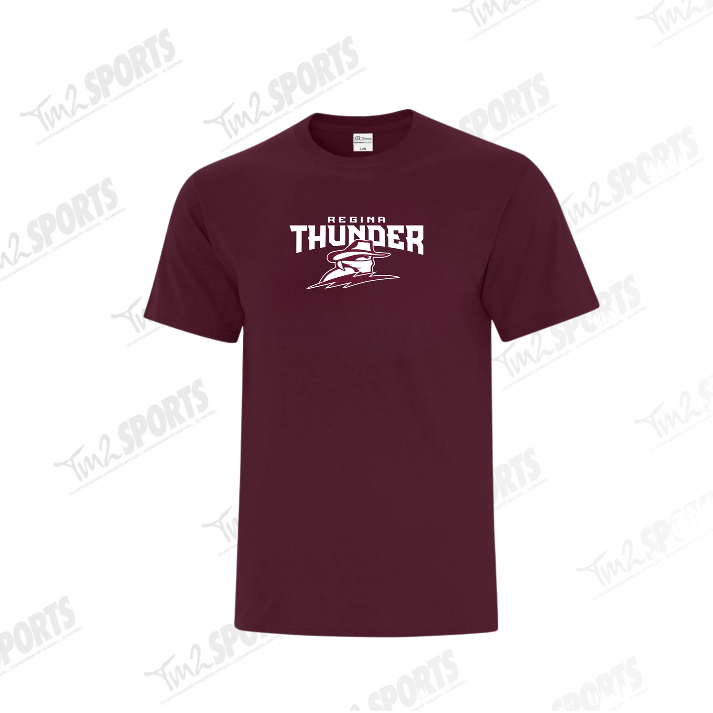 26RTFAN - Cotton Blend Tee - Maroon