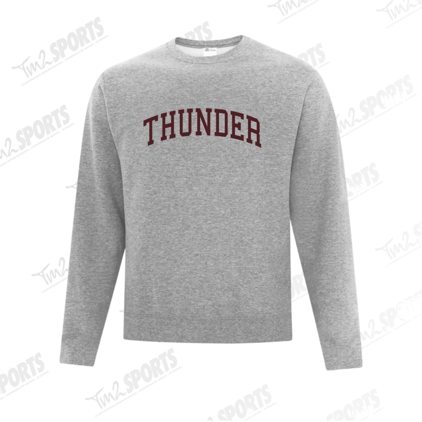 26RTFAN - Fleece Crewneck Sweatshirt - Grey