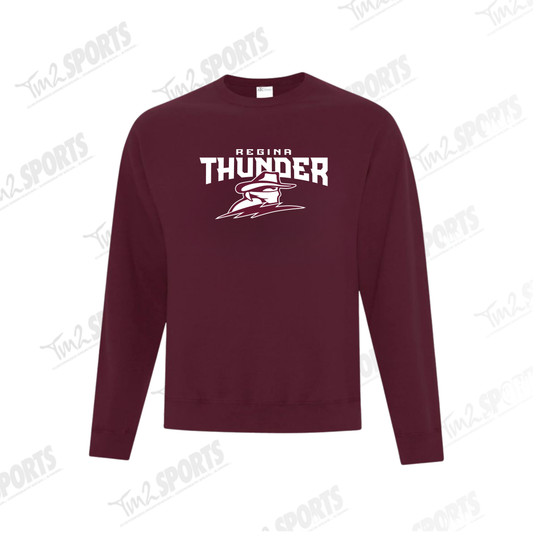 26RTFAN - Fleece Crewneck Sweatshirt - Maroon