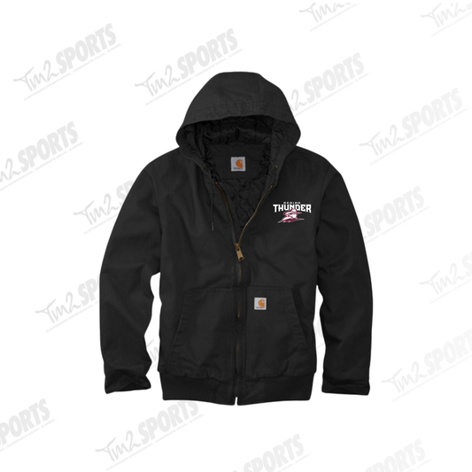 26RTFAN - Carhartt® Washed Duck Active Jacket - Black