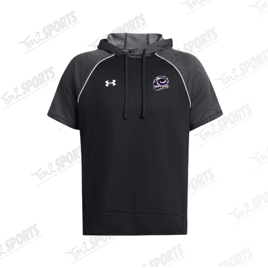 RIPT26 - Under Armour  Command Short Sleeve Hoodie - Black