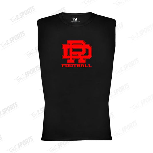 DFB25 - Sport Pro-Compression Sleeveless Shirt - Black