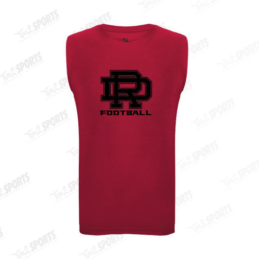 DFB25 - Sport Pro-Compression Sleeveless Shirt - Red