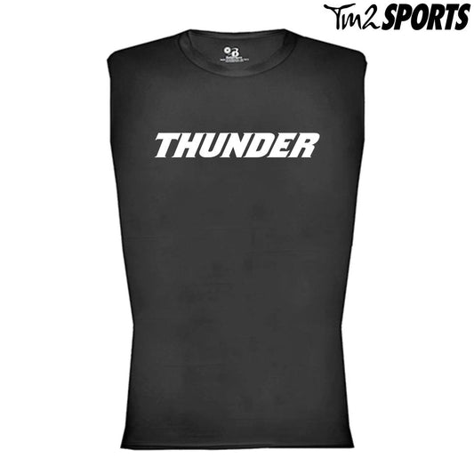 PLAY25 - Sport Pro-Compression Sleeveless Shirt - Black