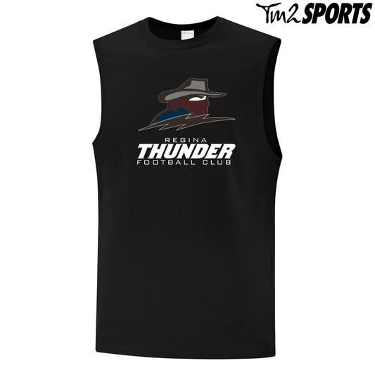 RTFAN25 - Sleeveless Cotton Tank - Black