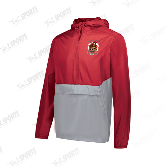 MJSP25 - Pack Pullover - Red/Grey