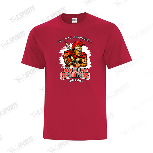 MJSP25 - Cotton Blend Tee - Red