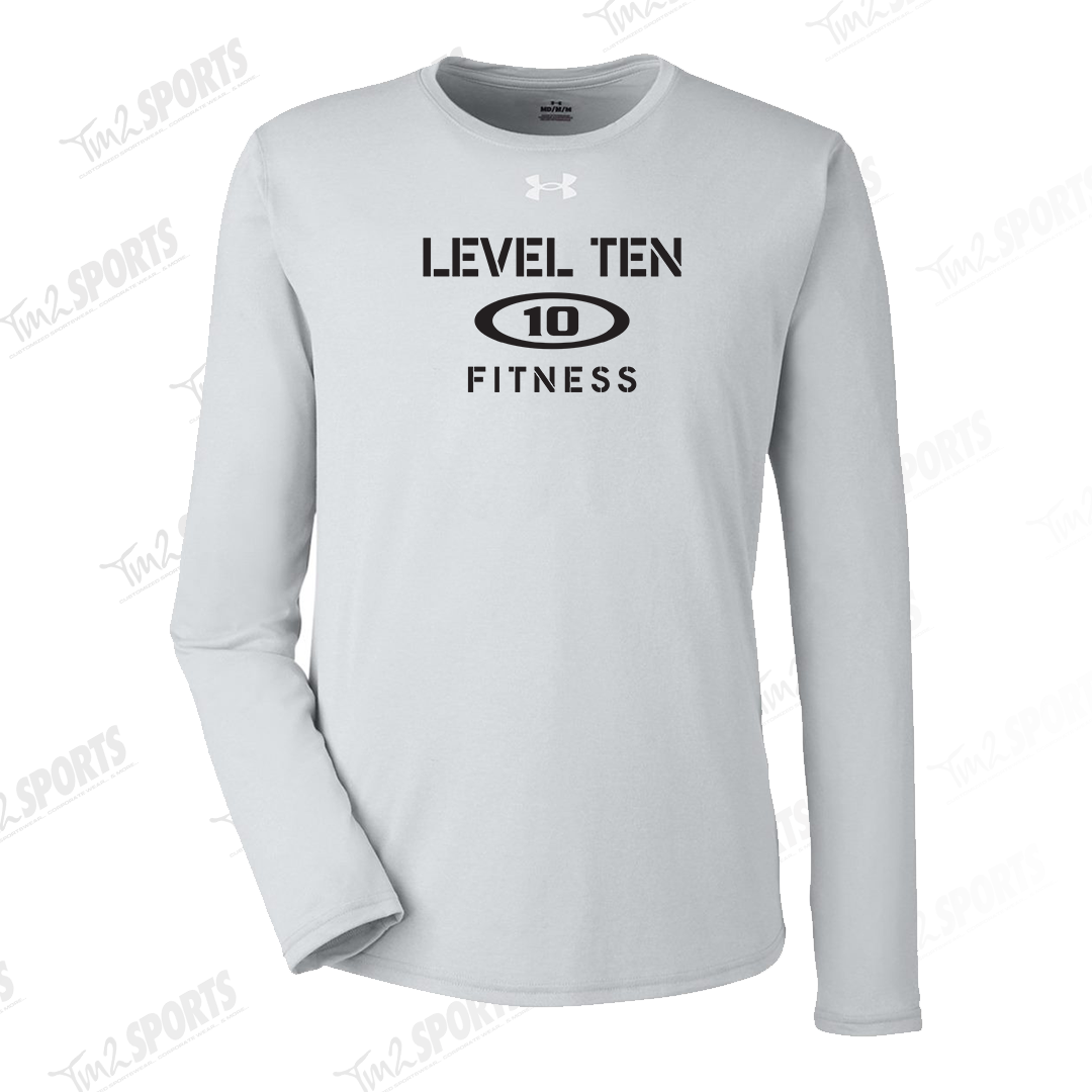 L10 - Under Armour Team Tech™ Long Sleeve T-Shirt - Grey