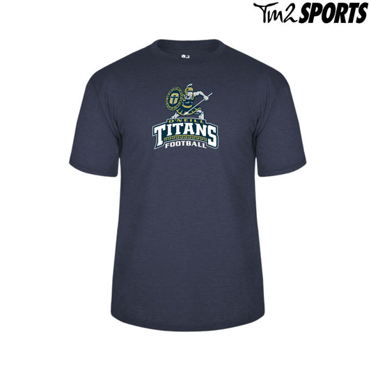 TITAN25 - Tri-Blend Short Sleeve Tee - Navy