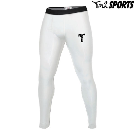 THOM25 - Pro-Compression Full Length Tights - White