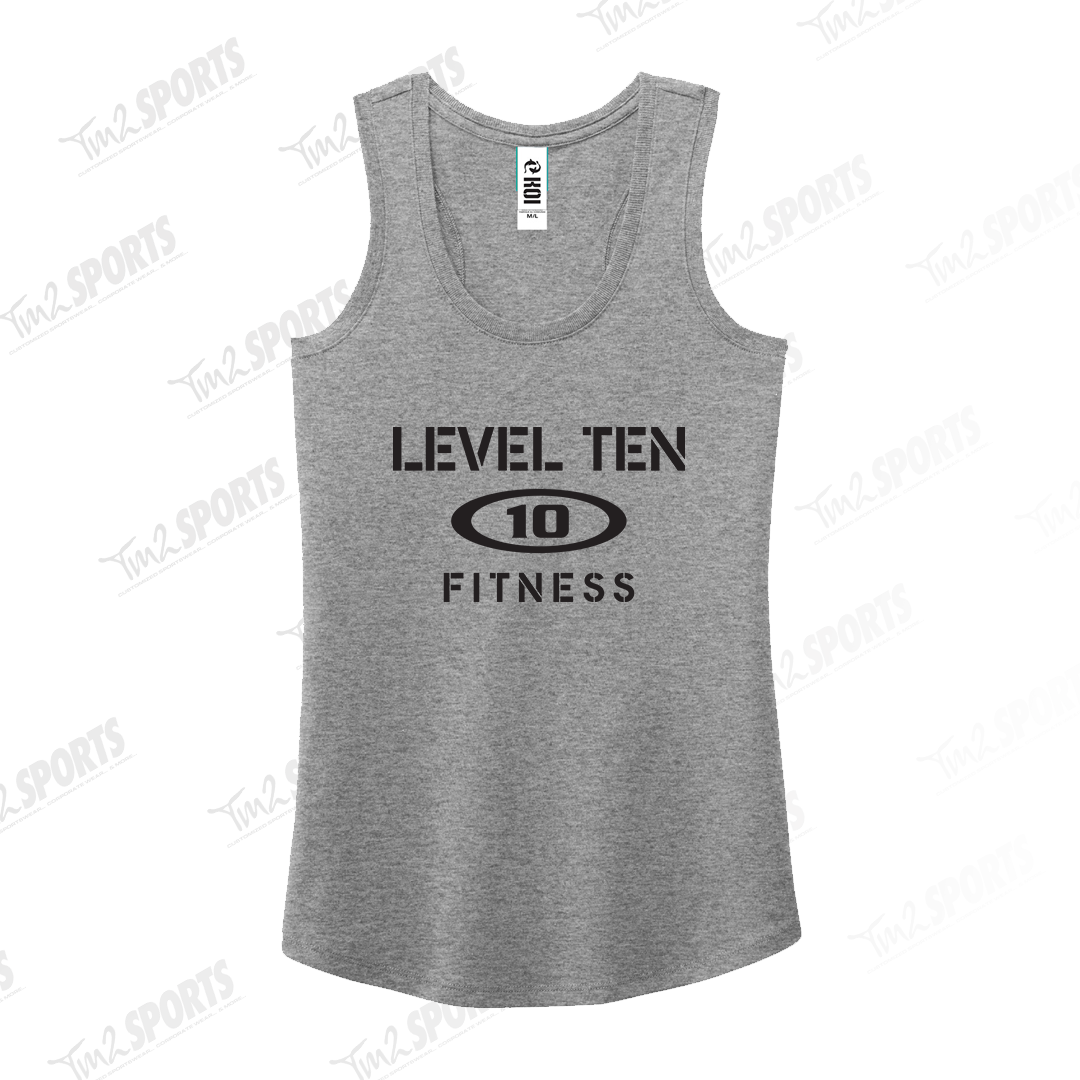 L10 - Ladies KOI Racerback Tank - Grey