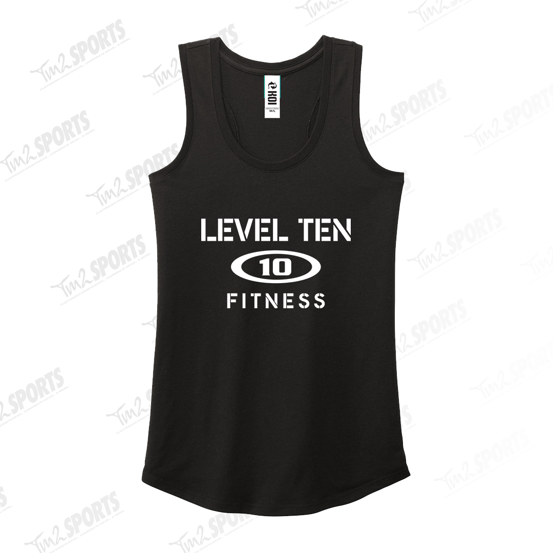 L10 - Ladies KOI Racerback Tank - Black