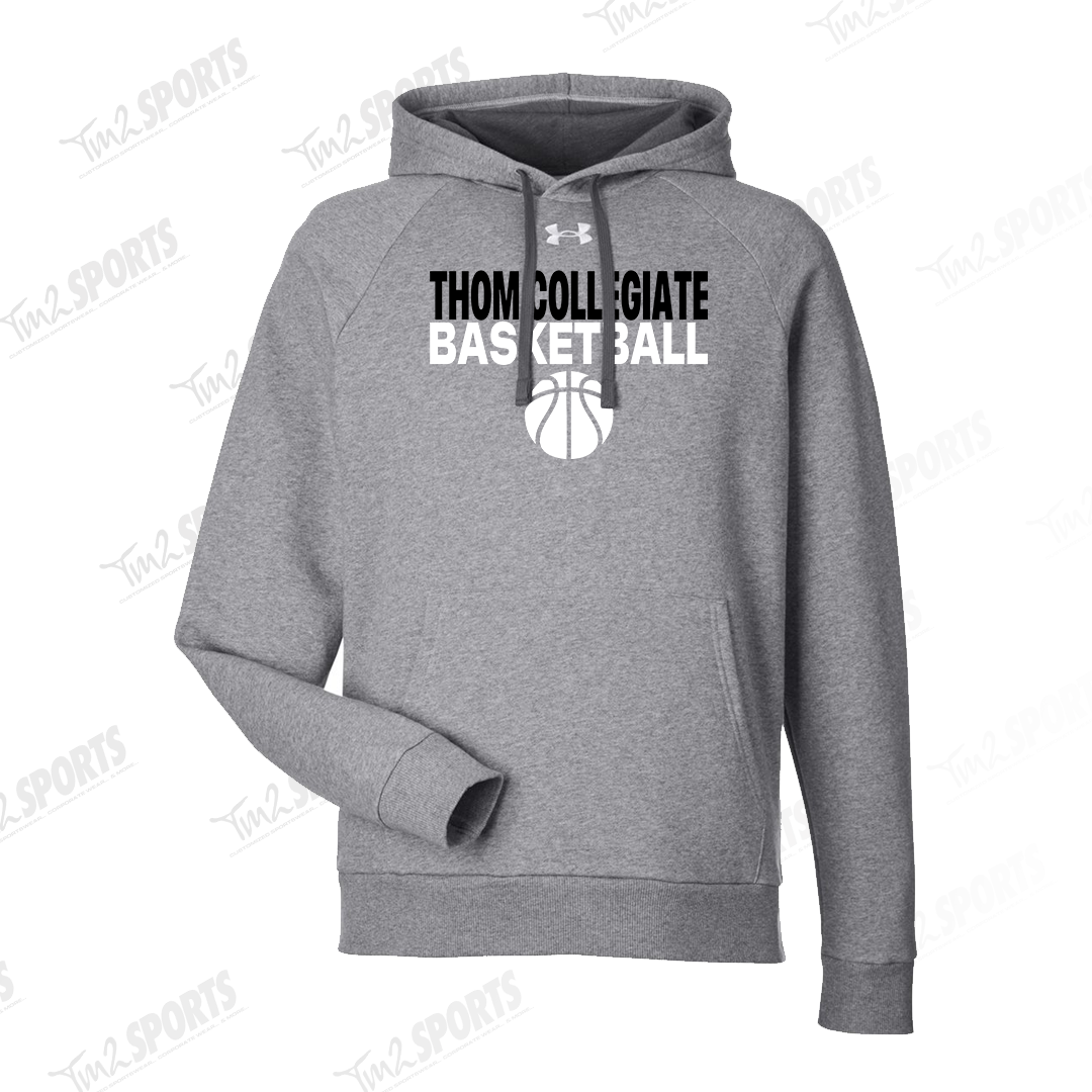 THATH25 - Under Armour Rival Fleece Hoodie - Castlegrey