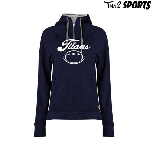 TITAN25 - Women's Performance Fit Flex Hood - Navy