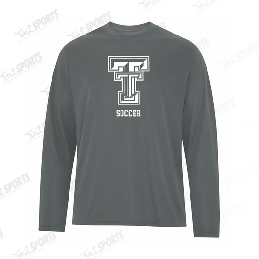 TCSC25 - Essential Performance Long Sleeve Tee - Coal Grey
