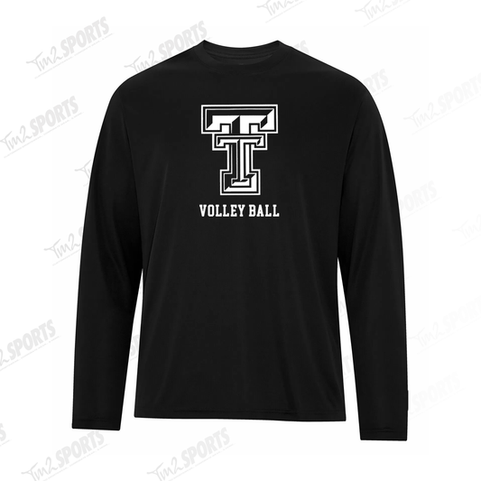 TCVB25 - Essential Performance Long Sleeve Tee - Black